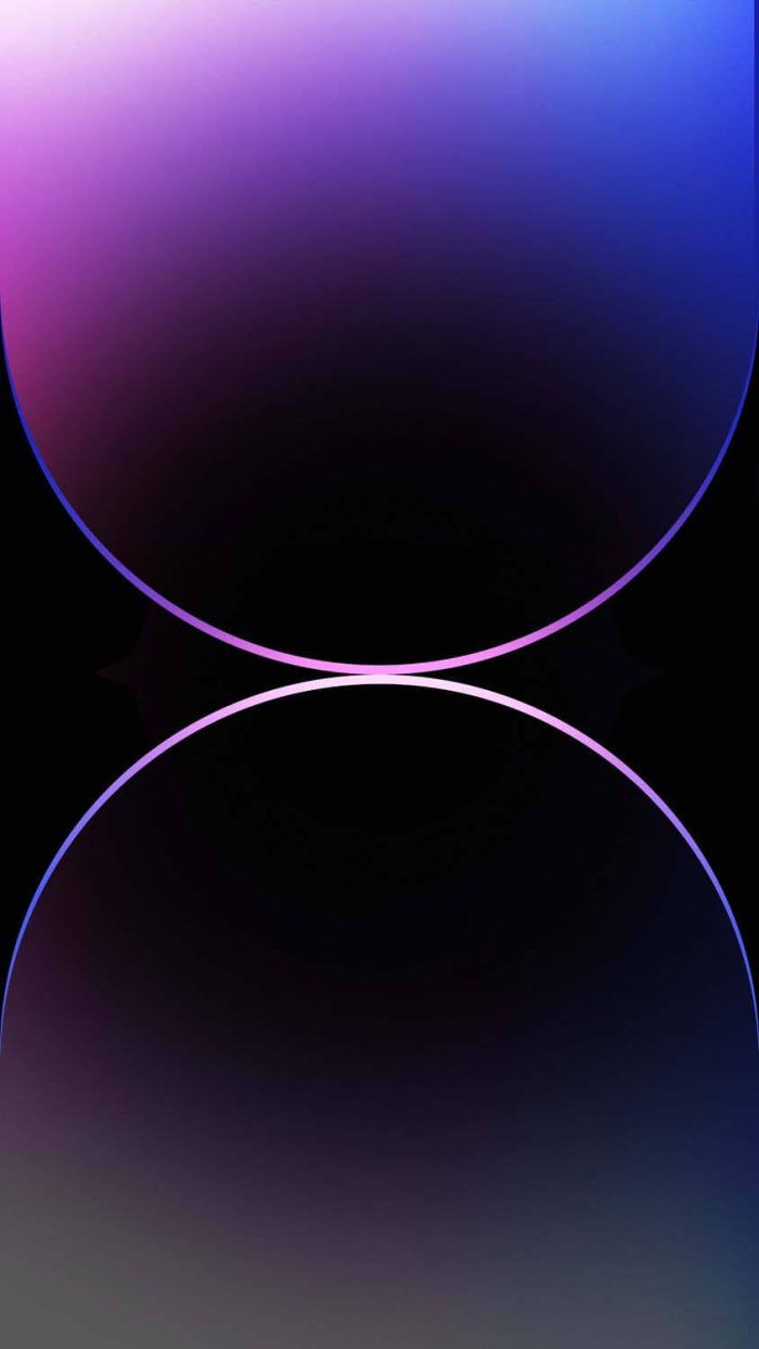 iPhone 14 Pro Purple Gradient Wallpaper