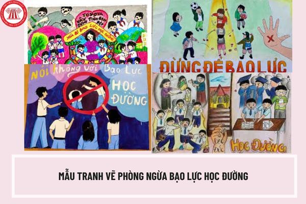 Mẫu tranh vẽ phòng ngừa bạo lực học đường đẹp mới năm 2024 ...