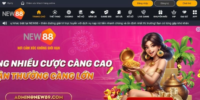 New88 – Trang cược Châu Âu xanh chín